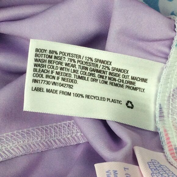 More Than Magic Girls Sz S(6/6x) Capri Leggings Floral w/Mesh Insert Gymnastics - Picture 4 of 6